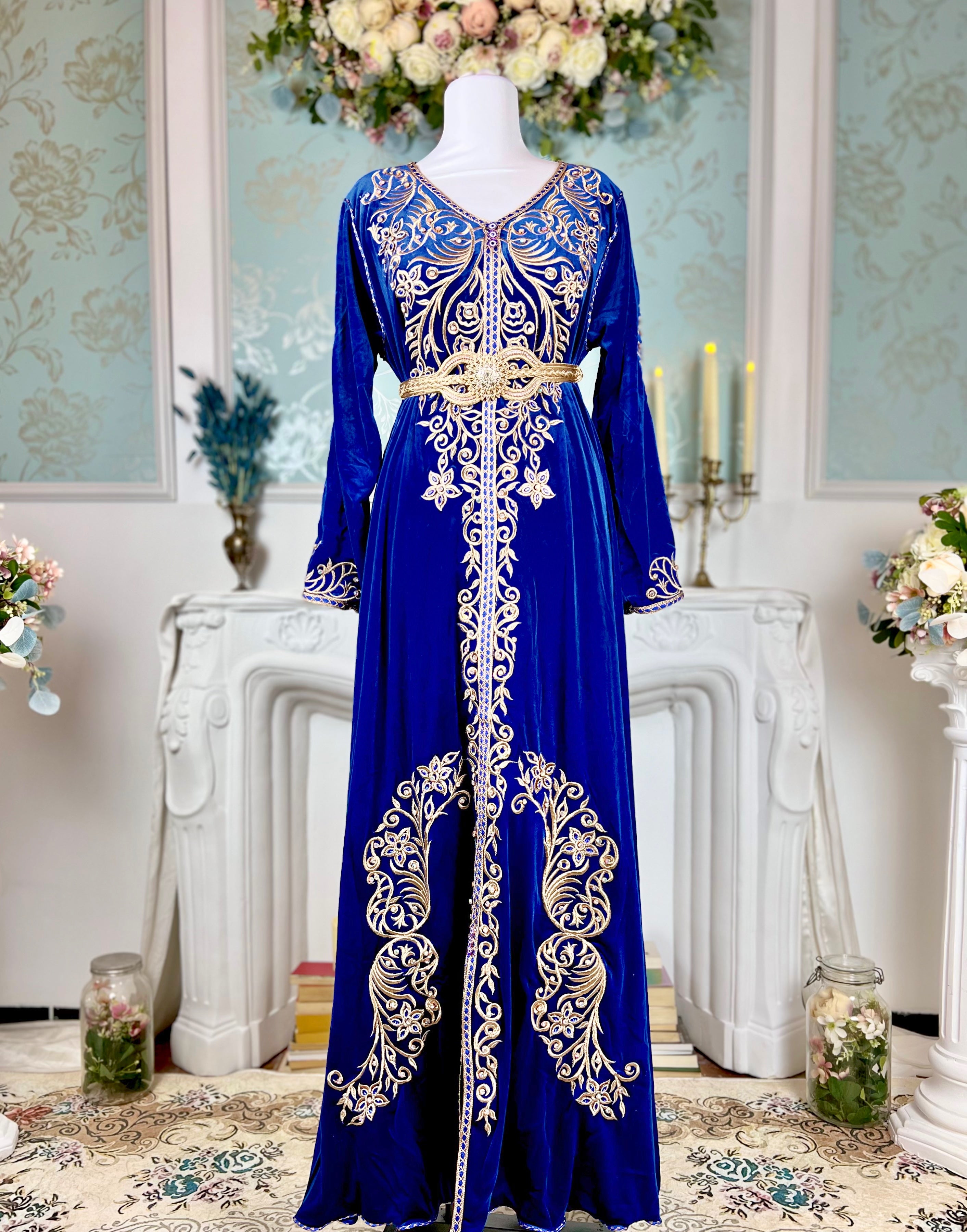 Caftan Royal Prestige – Katifa 550g 👑 –قفطان القطيفة الملكية