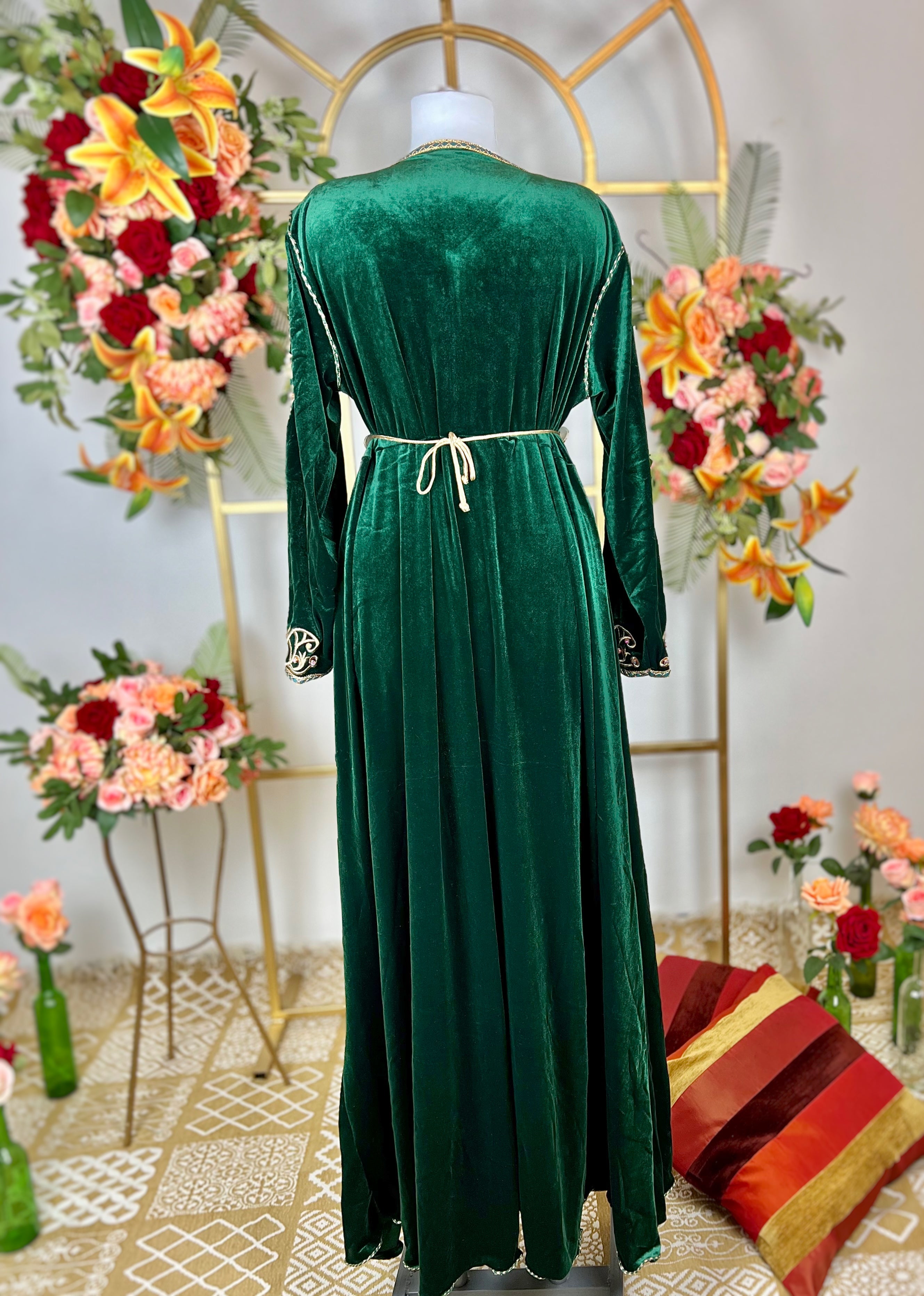 Caftan Royal Prestige – Katifa 550g 👑 –قفطان القطيفة الملكية