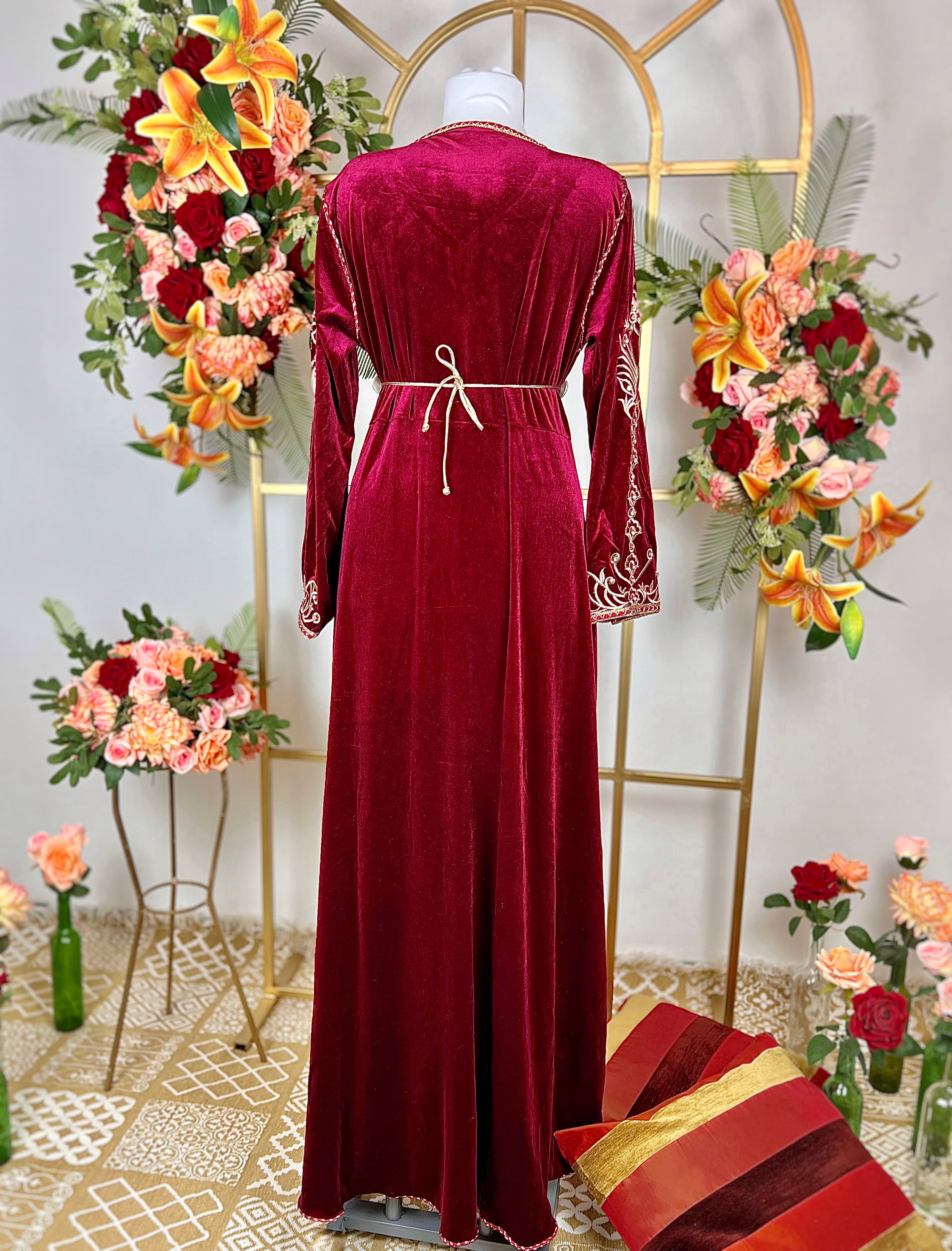 Caftan Royal Prestige – Katifa 550g 👑 –قفطان القطيفة الملكية