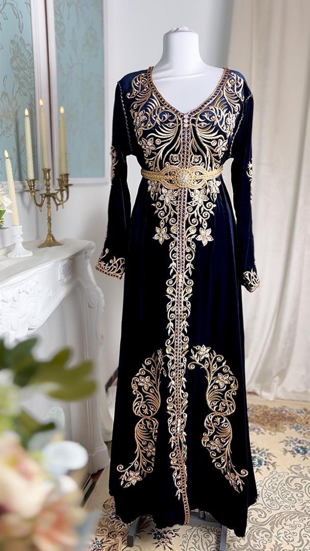 Caftan Royal Prestige – Katifa 550g 👑 –قفطان القطيفة الملكية