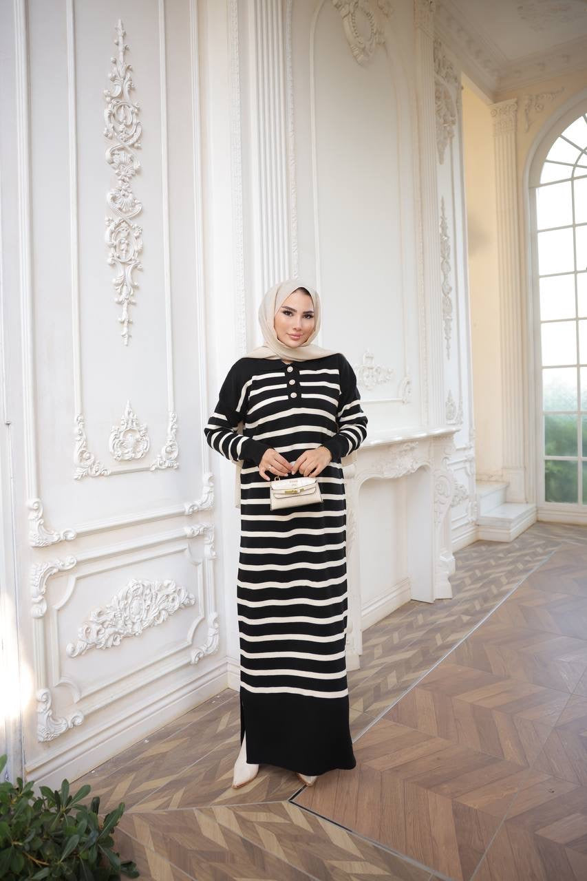 Robe Élégance Hiver 2026 - المقاس ستاندار -روب حجاب شتوية - مستورد من تركيا - روب حجاب