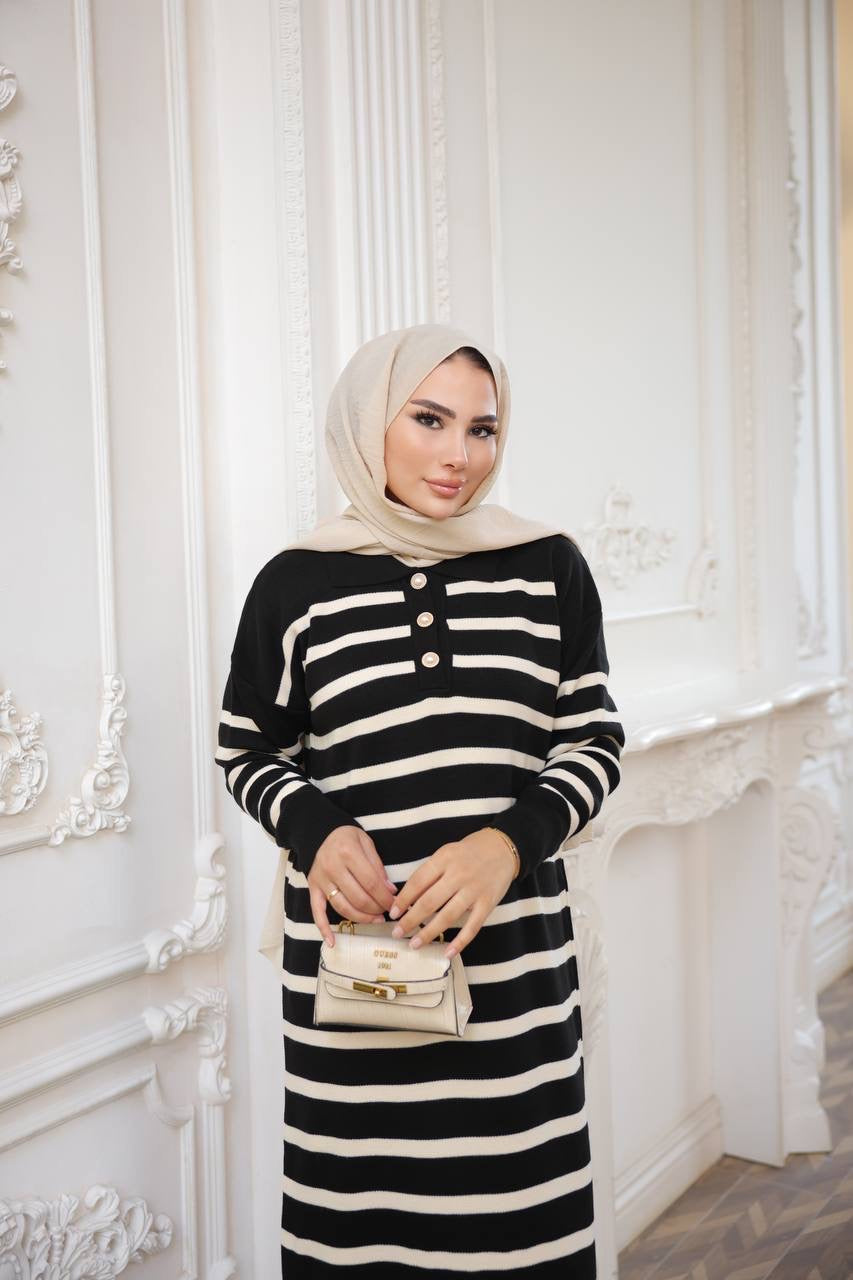 Robe Élégance Hiver 2026 - المقاس ستاندار -روب حجاب شتوية - مستورد من تركيا - روب حجاب