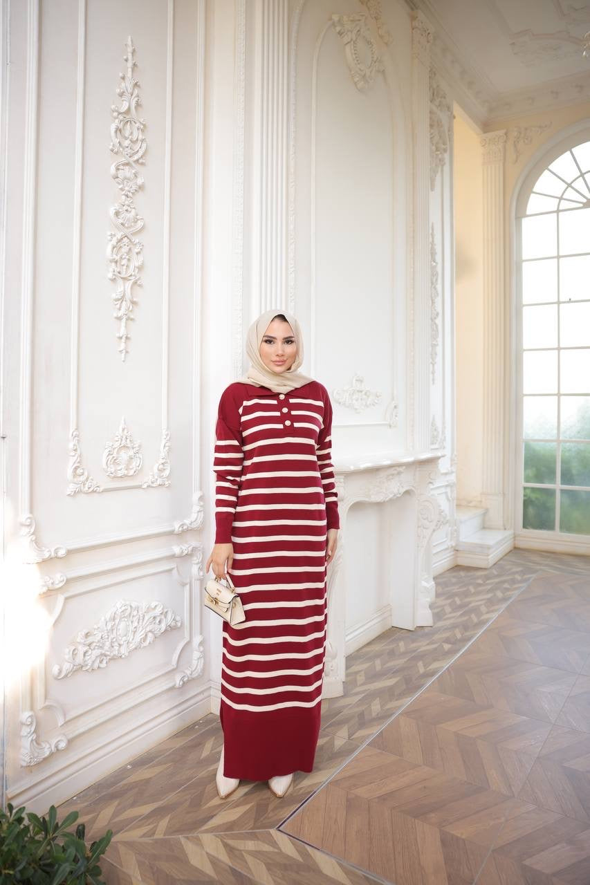 Robe Élégance Hiver 2026 - المقاس ستاندار -روب حجاب شتوية - مستورد من تركيا - روب حجاب