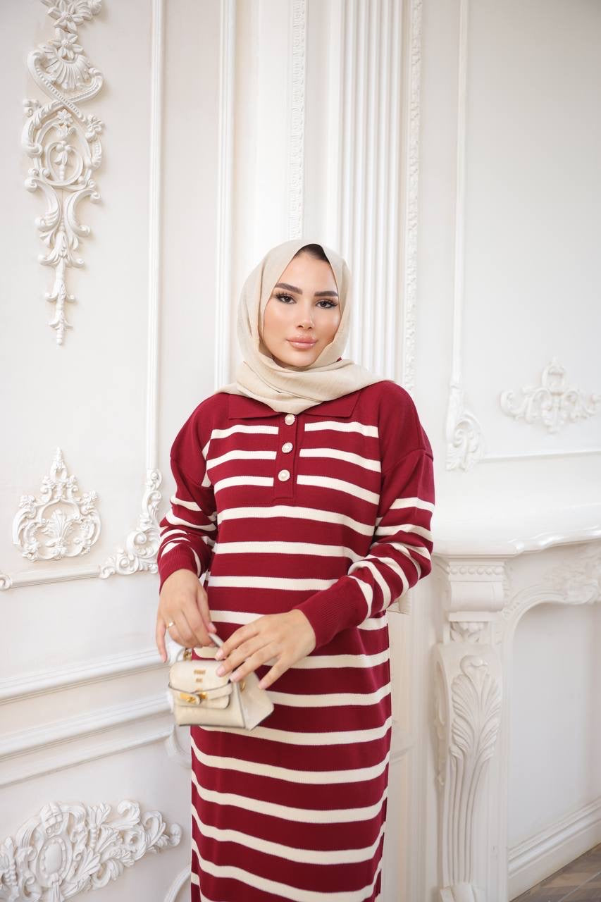 Robe Élégance Hiver 2026 - المقاس ستاندار -روب حجاب شتوية - مستورد من تركيا - روب حجاب
