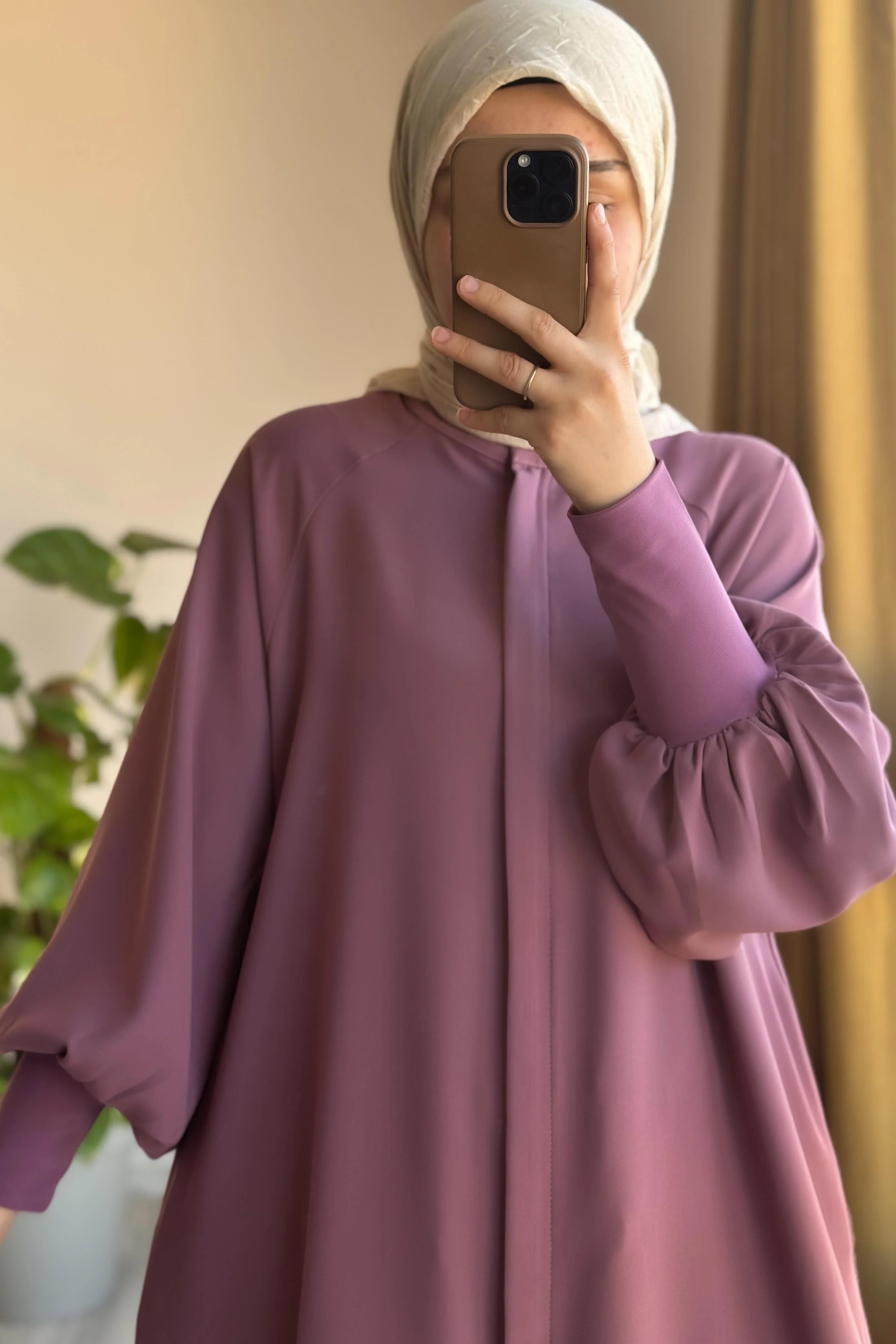 Abaya Cindy à Manches Bouffantes -collection 2026-عباءة سيندي  – لإطلالة فاخرة وأناقة مطلقة