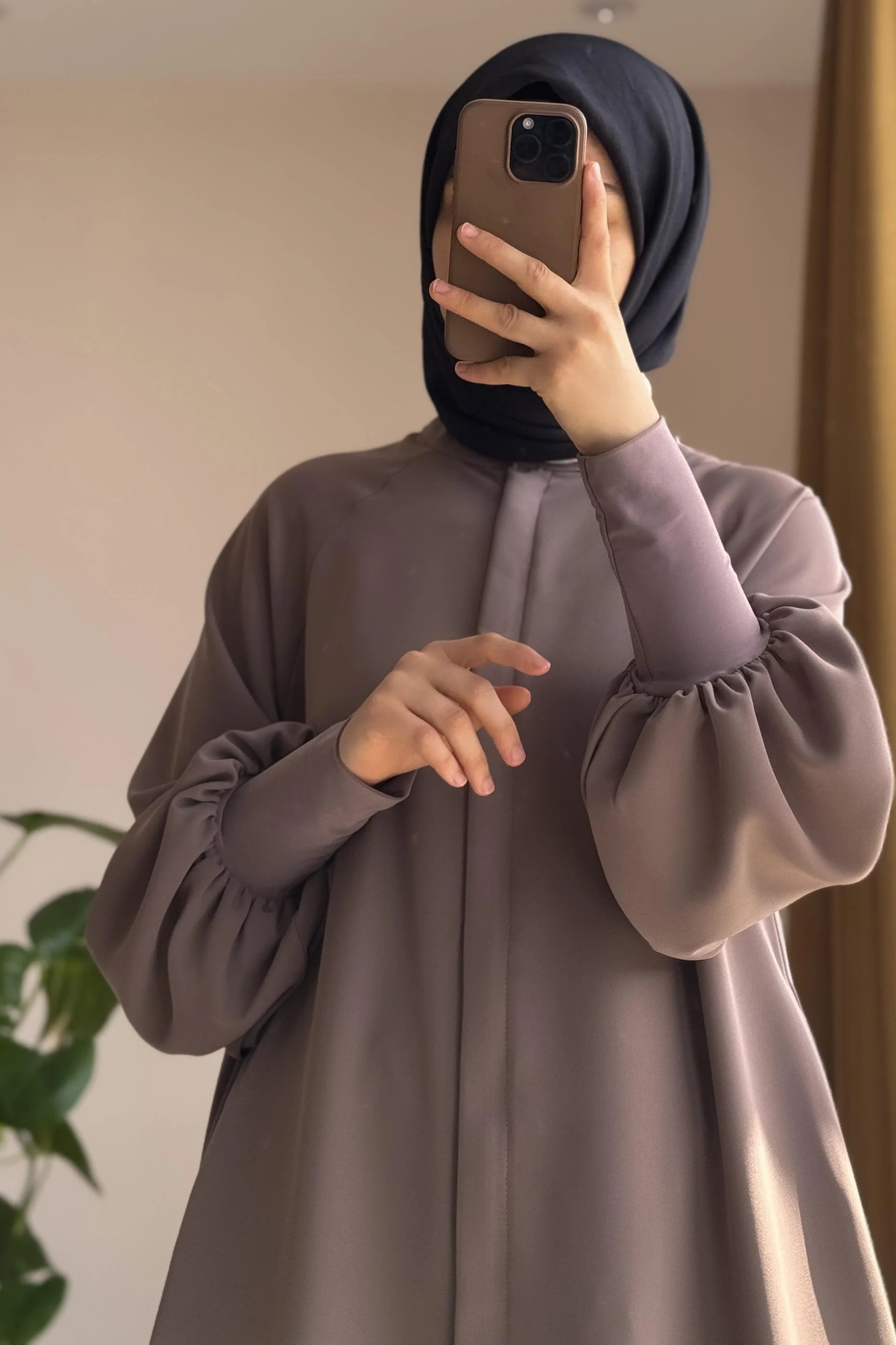 Abaya Cindy à Manches Bouffantes -collection 2026-عباءة سيندي  – لإطلالة فاخرة وأناقة مطلقة